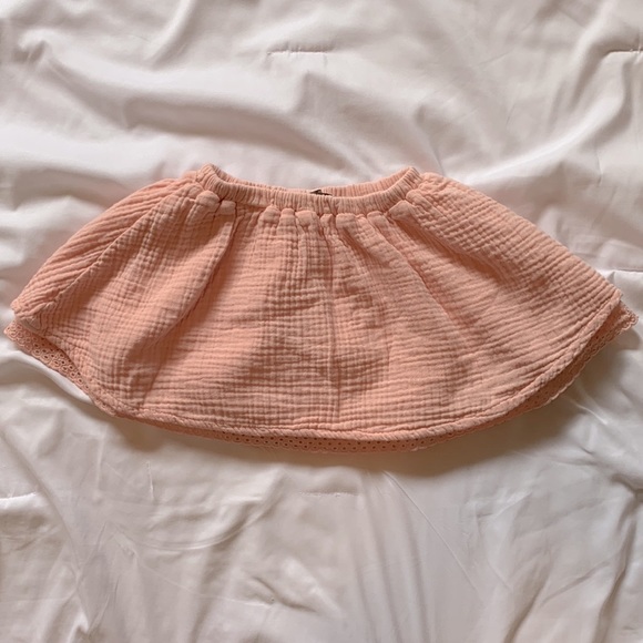 Baby Zara Pink Skirt with Pom Pom tie, 18-24 Months - Picture 2 of 6